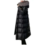 Long Hooded Down Coat for Women Thick Warm 2 | PricZone