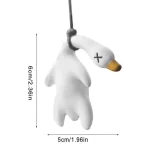 Swinging Duck Car Ornament Hanging Rear View Pendant 6 | PricZone