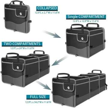 Collapsible Trunk Storage Organizer with Cooler 2