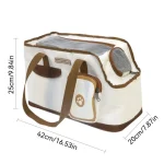 Portable Pet Travel Carrier Bag for Small to Medium Pets 6 | PricZone