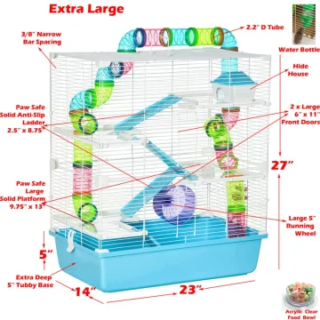 Extra Large 5-floor Hamster Palace with Tubes 2