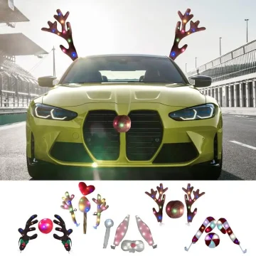 LED Glowing Antlers for Cars and Trucks Decoration 1