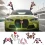 LED Glowing Antlers for Cars and Trucks Decoration