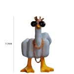 Middle Finger Duck Dashboard Ornament With Sunglasses 5 | PricZone