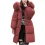 Womens Fluffy Hooded Down Jacket – Warm & Stylish