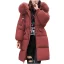 Womens Fluffy Hooded Down Jacket – Warm & Stylish