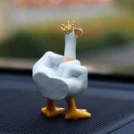 Middle Finger Duck Dashboard Ornament With Sunglasses 3 | PricZone