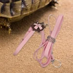 Adjustable PU Leather Turtle Harness with Leash 3 | PricZone