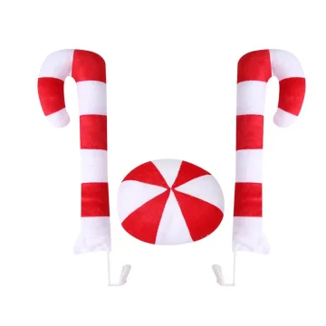 Christmas Car Decoration Kit Candy Cane Red Nose 1 | PricZone