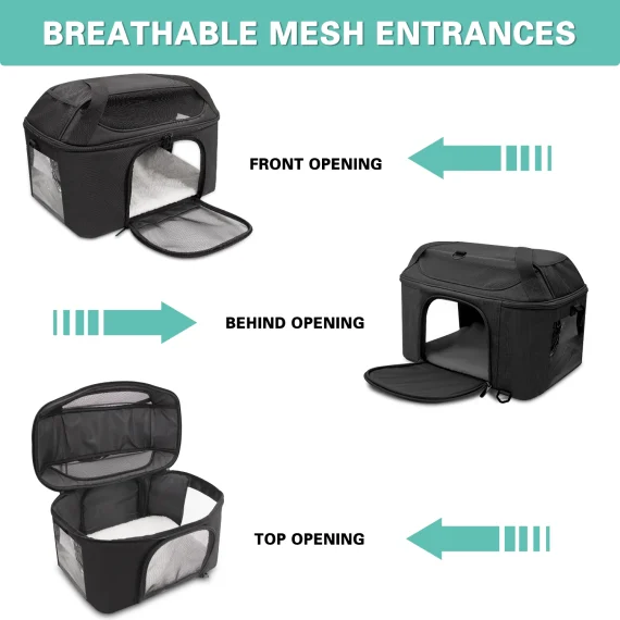 Breathable Mesh Pet Travel Backpack for Small Dogs 5 | PricZone