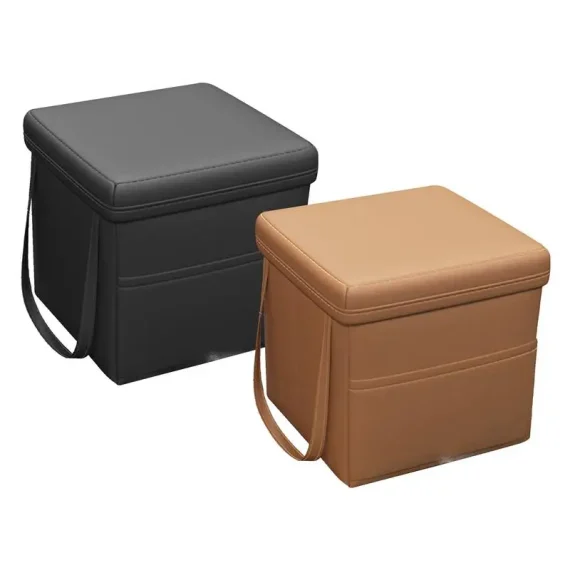 Leather Car Trunk Storage Organizer Folding Bag 4 | PricZone