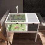 Wooden Tortoise Habitat with Detachable Legs 6 | PricZone