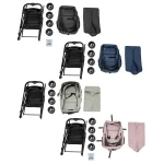 Foldable Pet Stroller with Detachable Basket and Shock Absorption 2 | PricZone