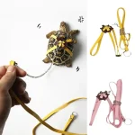 Adjustable PU Leather Turtle Harness with Leash 6 | PricZone