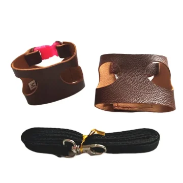 Small Pet Squirrel Harness with Leather Chest Strap 1