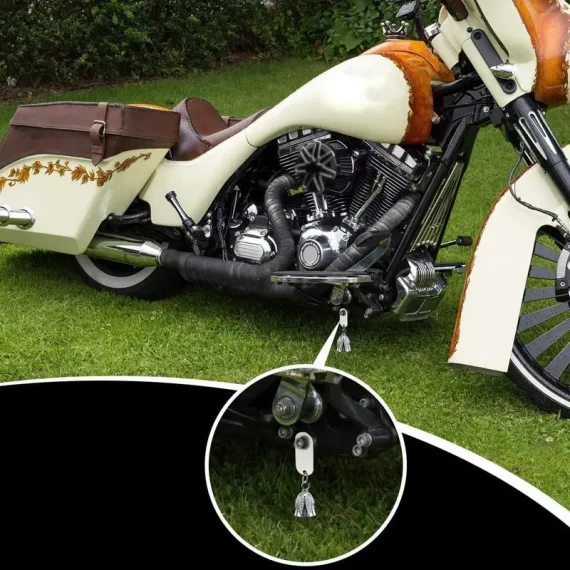 Motorcycle Guardian Angel Bell Keychain Pendant 6 | PricZone