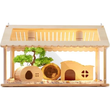 US 24 Inch Transparent Hamster Cage Pet Habitat 1 | PricZone