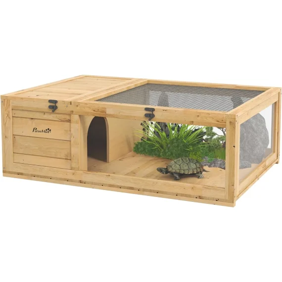 US Wooden Tortoise House Indoor Turtle Enclosure 1 | PricZone