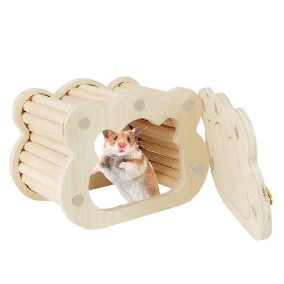 Tiny Hamster Wooden Cloud House for Small Pets 1 | PricZone