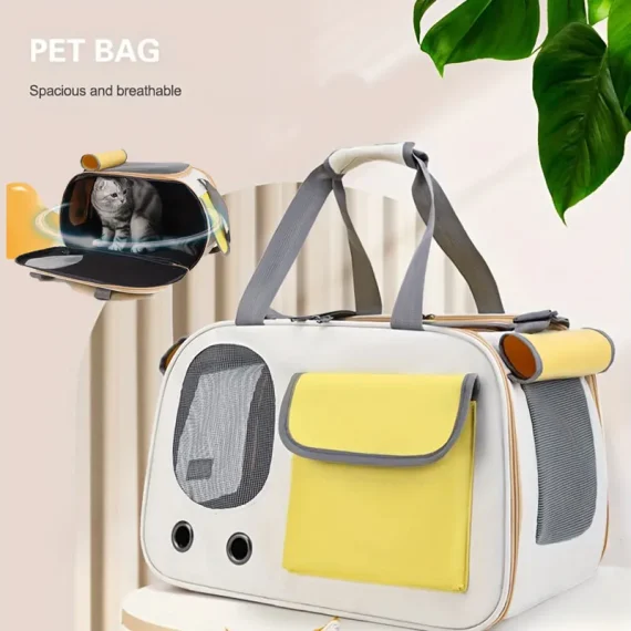 Foldable Portable Pet Carrier Ventilated Bag for Cats Small Pets 1 | PricZone