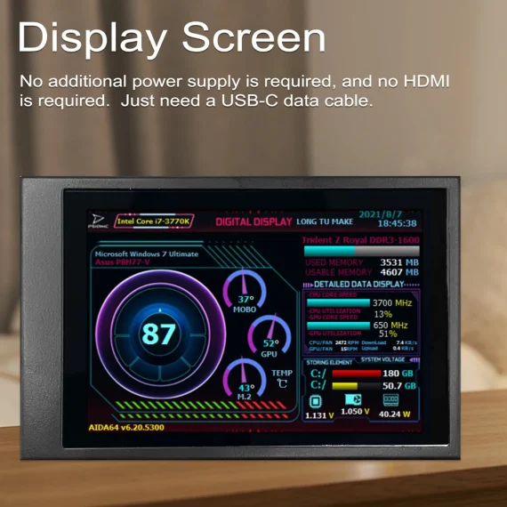 35 inch IPS Display Screen with Dual Type C Ports 1 | PricZone