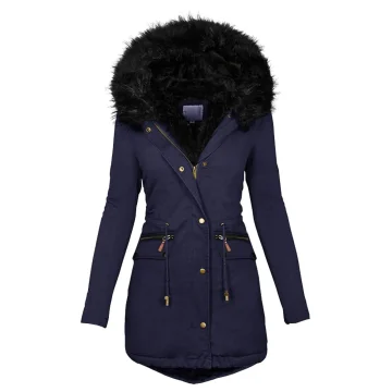 Thick Warm Winter Parka Coat with Pockets 2