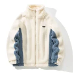 Autumn Winter Mens Fleece Fluffy Stand Collar Jacket 2 | PricZone