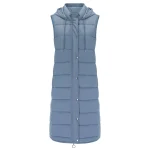 Long Quilted Hooded Winter Vest Coat 6 | PricZone