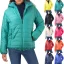 Lightweight Womens Hooded Puffer Jacket Quilted Coat