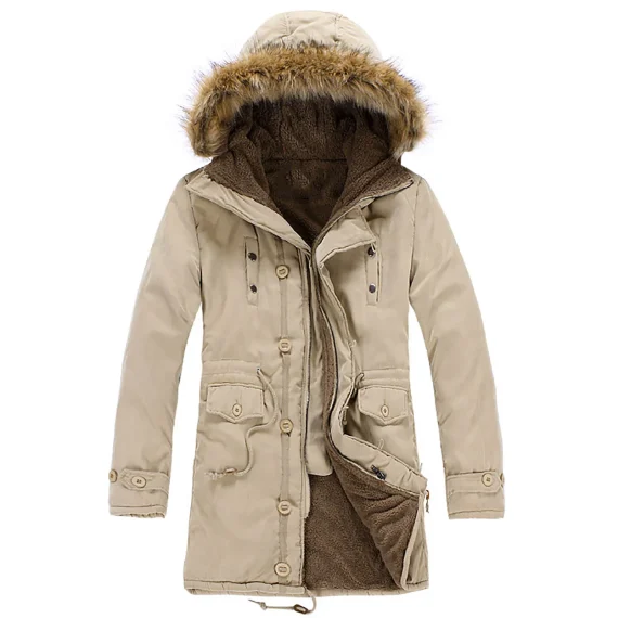 Velvet Hooded Winter Coat Warm Stylish 5 | PricZone