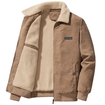 Winter Warm Corduroy Fleece Lined Jacket 2