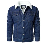 High Quality Slim Fit Mens Light Blue Denim Jacket 3 | PricZone