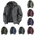 Fleece Lined Hooded Winter Jacket Thick Coat 2 | PricZone