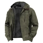 Fleece Lined Hooded Winter Jacket Thick Coat 5 | PricZone