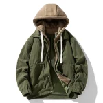 Hooded Corduroy Work Jacket Casual Warm 1 | PricZone