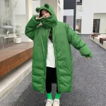 Cute Frog Hooded Down Jacket for Women 1 | PricZone