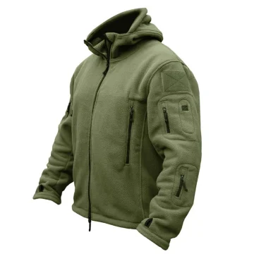 Autumn Men Casual Jacket Camouflage Fleece Coat 2