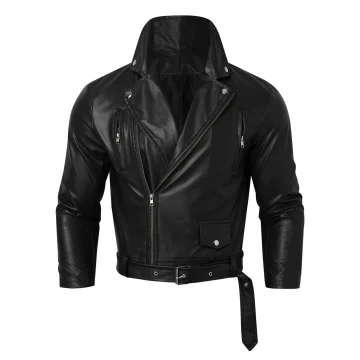 PU Leather Motorcycle Jacket Stylish Windproof 1 | PricZone