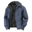 Fleece Lined Hooded Winter Jacket Thick Coat