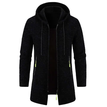 Outdoor Hooded Knit Cardigan Jacket 2