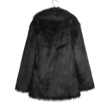 Winter Coat Long Sleeve Lapel Faux Fur Jacket 3 | PricZone