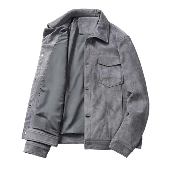 Vintage Suede Workwear Jacket Spring Fall 2 | PricZone