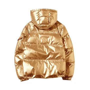 Winter Shiny Hooded Puffer Jacket - Warm & Stylish 2