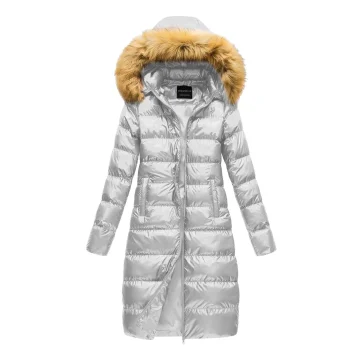 Thick Warm Winter Hooded Jacket Fur Collar 1