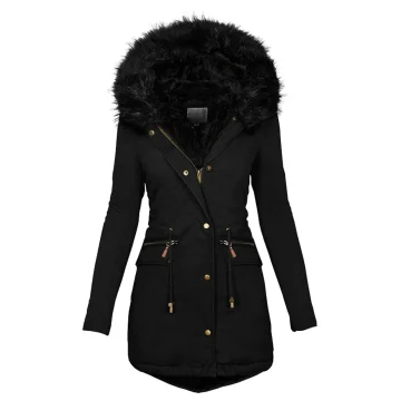 Thick Warm Winter Parka Coat with Pockets 1