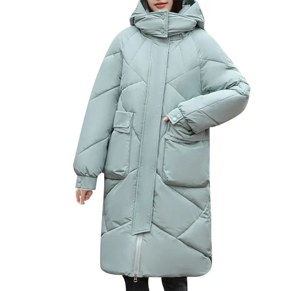 Down Coat Lightweight Warm Hooded Winter 3 | PricZone