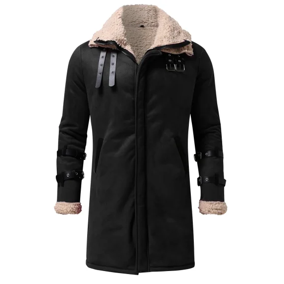 Oversized Sheepskin Jacket Warm Winter Coat 6 | PricZone