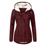 Winter Womens Hooded Mid Length Puffer Coat 1 | PricZone