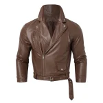 PU Leather Motorcycle Jacket Stylish Windproof 2 | PricZone