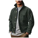 Retro Lapel Button Down Jean Jacket 4 | PricZone